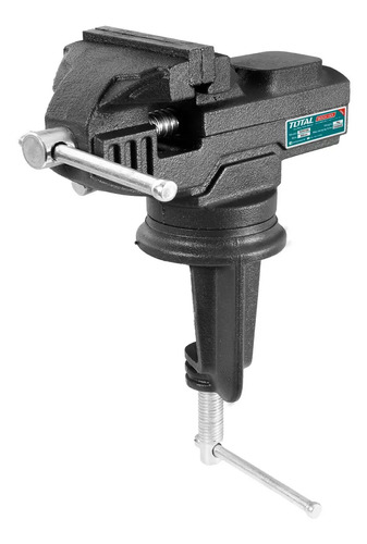 Morsa De Banco Total Tht6126 Giratoria 60mm Con Yunque