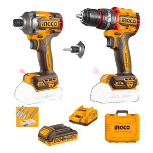 Kit Taladro Atornillador Percutor 66nm + Impacto Ckli20277
