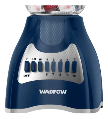 Licuadora 1.5l 650w Jarra De Vidrio 10 Velocidades Wzz4511a Negro - Imagen 2