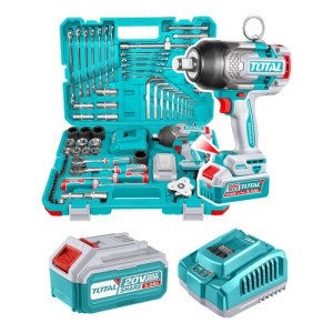 Set 126 Piezas Llave De Impacto 20v 3/4 Accesorios Total