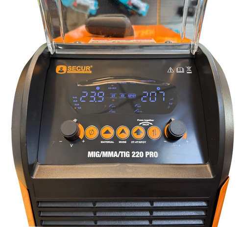 Soldadora Inverter 4 En 1 Mig Tig Mma 220a Secur Pro - Imagen 4