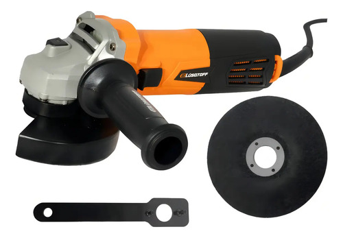 Mini Amoladora Angular Lusqtoff 720w Electrica 115mm 4.1/2 Color Naranja Frecuencia 50Hz - Imagen 4