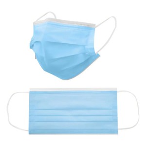 Tapabocas Total, Mascarilla, Barbijo Descartable, Triple Capa - 100 Unidades Celeste