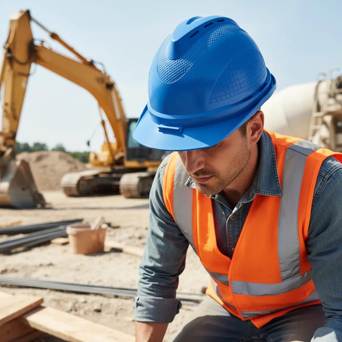 Casco de Seguridad Total Azul - Imagen 3
