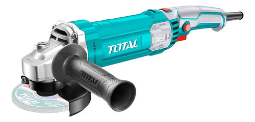 Amoladora Angular Total 1100w 5'' 125mm - Velocidad Variable Turquesa 50 60hz