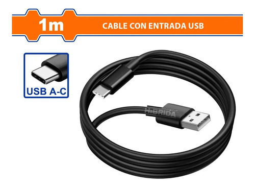 Cable Usb Tipo C Cargador Celular Pc Laptop Wadfow Wub1501 - Imagen 2