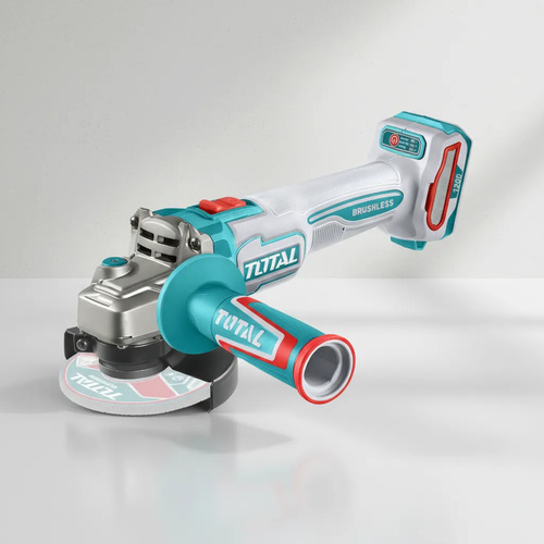 Amoladora Inalámbrica Total 20v Industrial - Motor Brushless, Sin Carbones 1200w - 4.1/2 Pulgadas, 115mm - No Incluye BaterĂa Ni Cargador - Tagli221153 Turquesa - Imagen 3