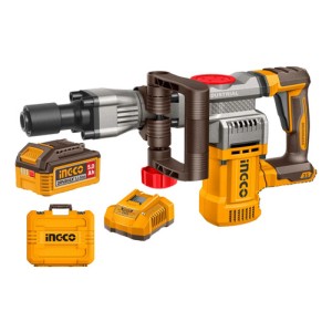 Martillo Demol Or A Bateria 20v 16j 5ah Ingco Cdbli203582