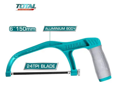 Mini Sierra Mini Serrucho Aluminio 150mm Total Thmhf1503 - Imagen 2