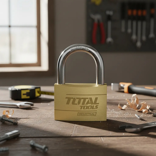 Candado Seguridad Total Industrial Bronce, 142g 40mm, Con 3 - Imagen 2