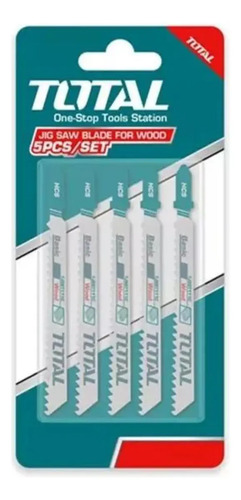 Set Juego De Hojas Para Sierra Caladora 5 Pzas Madera Total - Imagen 3
