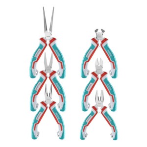 Set 6 Mini Alicates, Pinzas Total, 4.5'' 11.5cm - THT1K0511