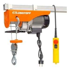 Aparejo Eléctrico Polipasto 100-300kg 6-12m Lusqtoff Cantidad de cuerdas 2 Color Naranja