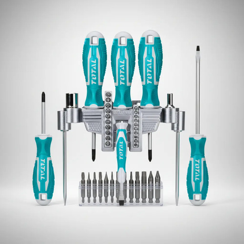 Kit Set Juego De Destornilladores Y Puntas 24 Piezas Total - Imagen 3