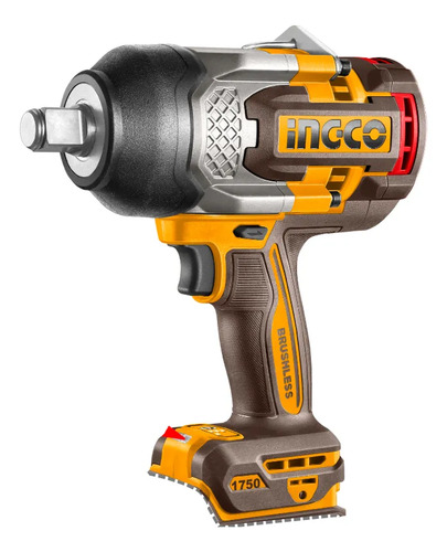 Llave De Impacto 1750nm 20v Dados Sin Bat Ingco Ciwli201751