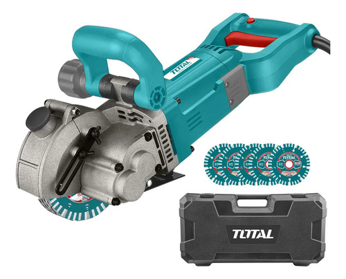 Acanaladora De Pared Y Muros Total 3000w 130mm Twlc1301