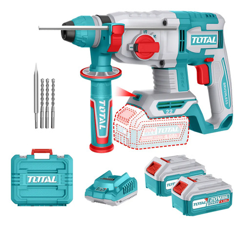 Rotomartillo Total 20v 2 Bat 4mah Y Cargador Trhli212282