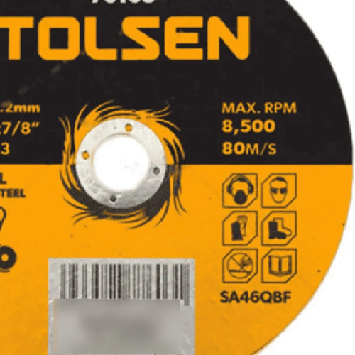 Disco De Corte Metal Y Acero Inoxidable Tolsen 7 Pulgadas Sc - Imagen 4