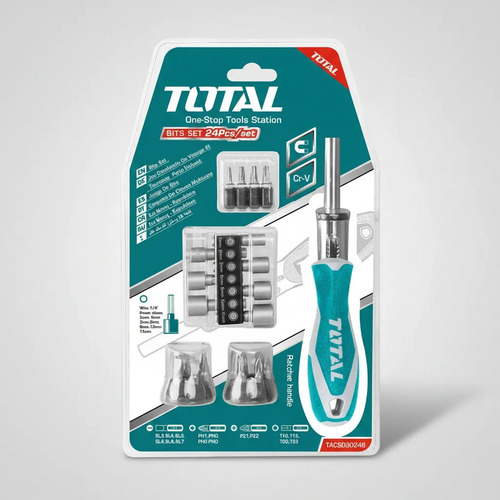 Set De Destornilladores Y Dados De Trinquete 24 Piezas Total - Imagen 3