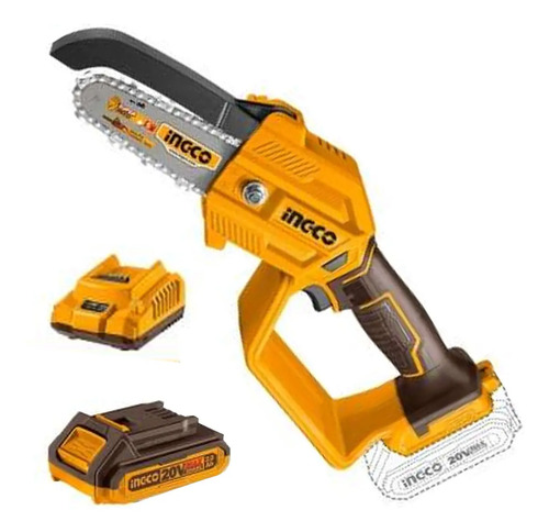Mini MotoSierra 5 Con Bat Y Car Ingco Cgsli20581 Color Naranja claro