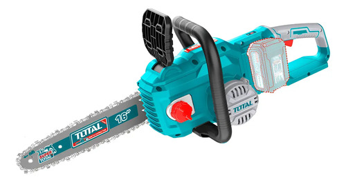 Motosierra Inalámbrica Total 40v, 16 Pulgadas, 400mm, 14.5 M/s - Motor Sin Carbones - Funciona Con 2 Baterías De 20v - No Incluye Batería Ni Cargador - Tgsli40168 Turquesa