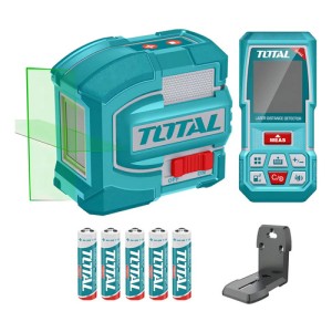 Kit Medición Total: Medidor Distancias 100 + Nivel Láser 35m
