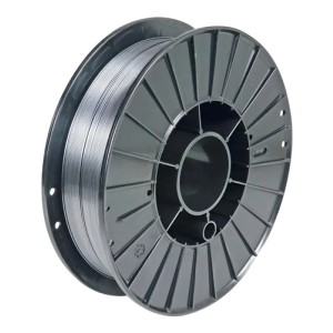 Alambre Soldar Mig Sin Gas Flux 0.8mm 5kg Lusqtoff Lqflux085 Plateado