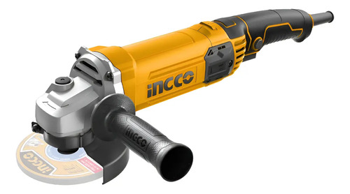 Amoladora 4 1/2 960w Mango Ergonomico Ingco Ag9608. Hnt Color Naranja Frecuencia 50/60Hz