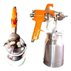 Pistola De Pintar Alta Presion Tacho Metalico 1lt Lusqtoff