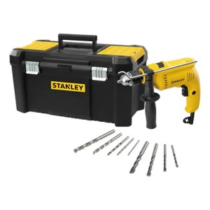 Kit Taladro Sdh600 + Maleta 19 +9 Mechas Stanley