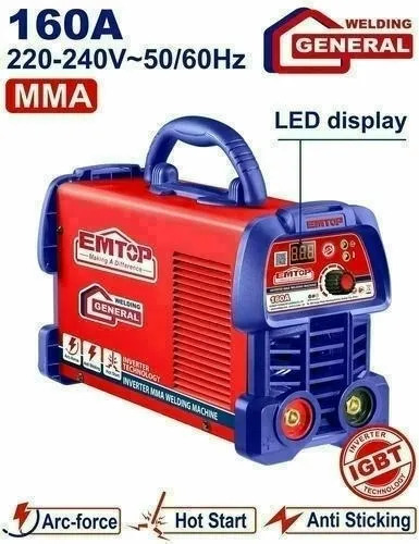 Soldadora Equipo Soldar Inv.160a Mma Ewdem1652 Emtop - Imagen 2