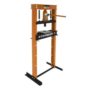 Prensa Hidraulica De Pie 12 Tn Industrial Profesional Color Negro Y Naranja Negro/naranja