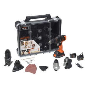 Set De Herramientas Black + Decker 6 En 1 Matrix 20v Litio Color Anaranjado