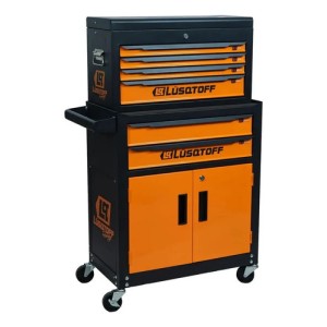 Gabinete Organizador Herramienta Desmontable Lusqtoff Gml7-9 Color Naranja