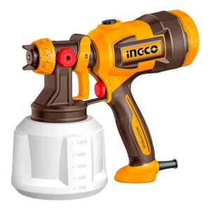 Equipo Pistola De Pintar 530w Tacho Plastico 1000m Ingco