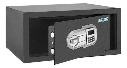 Caja Fuerte De Seguridad Electrónica Total Grande, 27 Litros, 43x35x20cm - Código Digital O Llave, Pared O Piso - Tesf3501 Turquesa