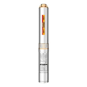 Bomba Sumergible Pozo Profundo Ingco 370w Con Controlador Gris
