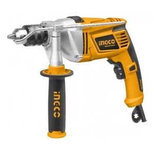 Taladro Percutor Ingco Id11008 1100w Velocidad Variable Color Amarillo Naranja Claro 60 Hz