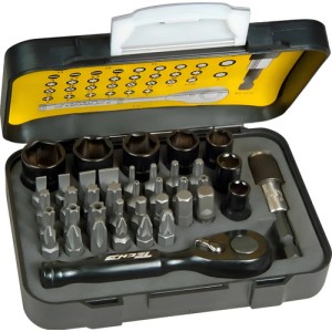Juego De 39 Piezas Puntas Tubos Y Llave Crique Stanley 13906