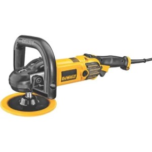 Pulidora eléctrica de mano DeWalt DWP849X color amarillo 1.25kW
