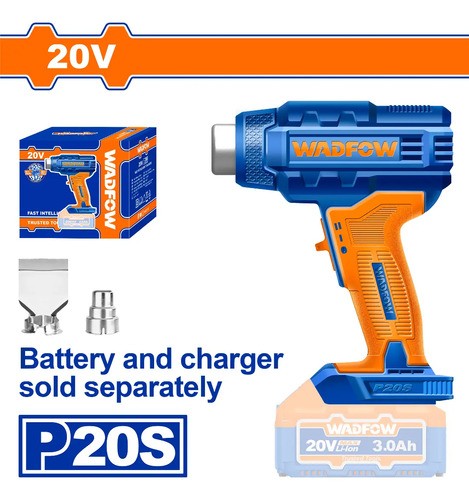 Pistola Calor Wadfow 20v 300/550°c 100/200 L/min Wkh1501 -pg - Imagen 2