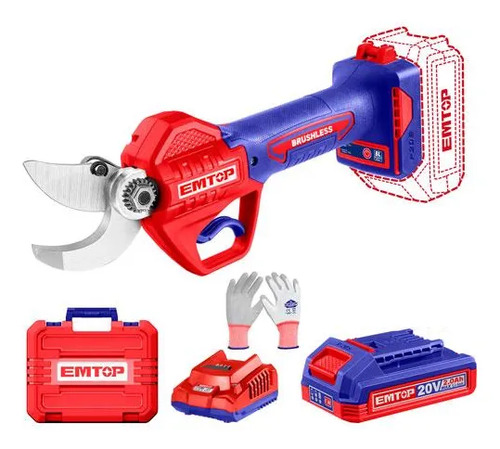 Tijera De Podar A Bateria 20v Elsl203051 Emtop
