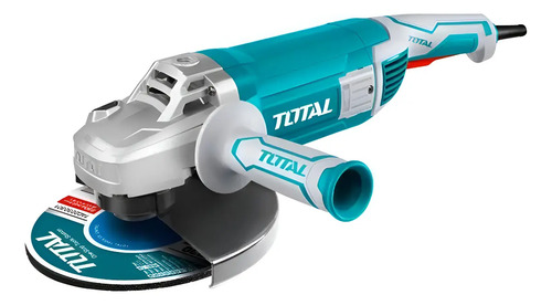 Amoladora Electrica 2400w 9 Pulgadas Total Industrial Sc- Color Turquesa Frecuencia 50 Hz 60 Hz