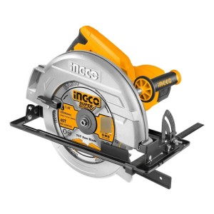 Sierra Circular Ingco 2200w Industrial Cs23522 Incluye Disco Color Amarillo Frecuencia 50/60
