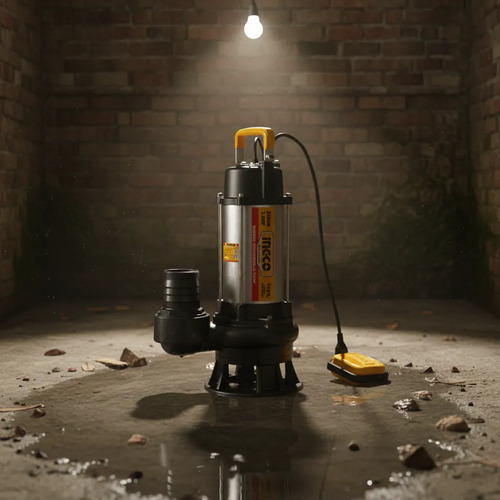Bomba Pozo Negro C/triturador 2200w 3hp 13mt 3 38m3/h Ingco - Imagen 2