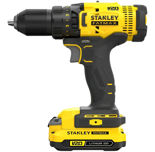 Kit Taladro Atornillador 20v + 2b + Cargador+ Maleta Stanley - Imagen 2
