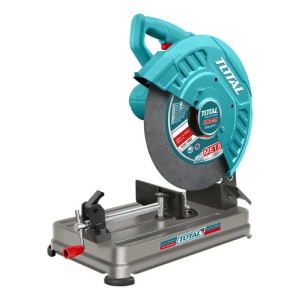 Sierra Sensitiva Total 2200w, 14'' 355mm, Cortadora De Metales, Hierro, Acero, Aluminio - Incluye Disco De Corte - Ts223558 Turquesa