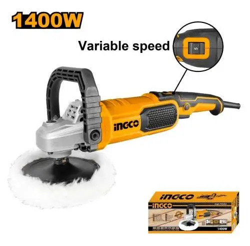 Lustra Pulidora 1400w Vel Regulable Ingco Ap140016 - Imagen 2