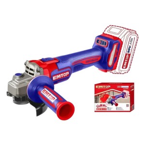 Amoladora Inalámbrica Emtop 115 Mm Rojo