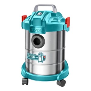 Aspiradora Electrica 800w Tanque 12l Total Tvc14122 Con Ruedas Tacho Inox Verde